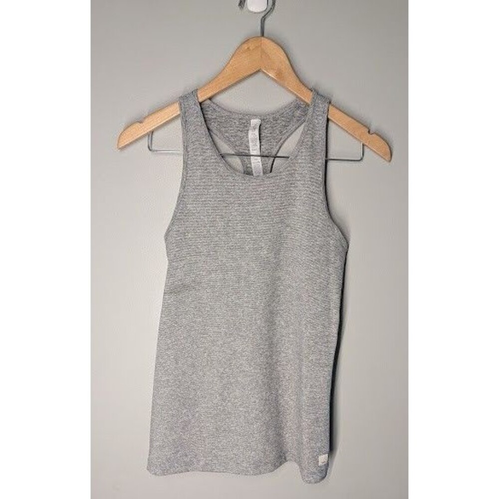 Vuori Lux Performance Tank Striped Racerback Yoga Athleisure Workout Top Size S